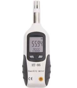 Resim TECHSUN Dijital Nem Ölçer Higrometre Sıcaklık ve Nem Ölçüm Cihazı LCD Ekranlı HT86 