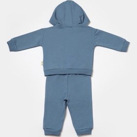 Resim Organik Kapüşonlu Sweatshirt & Pantolon Seti Csy8001 001 