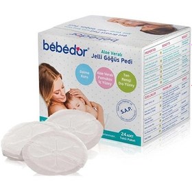 Resim Bebedor Jelli Göğüs Pedi 24 Adet Aloe Veralı 