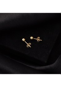 Resim Bilezikci 14 Ayar Altın Top Küpe 5 mm. KPDLY14K28468 