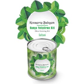 Resim Buradabuldun® Konserve Bahçem Evde Konservede Sultani Bamya Yetiştirme Kiti 