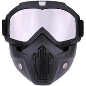 Resim Bisiklet Gözlükleri Moto Gözlükleri Retro Açık Yüz S Gözlük Maskesi- 