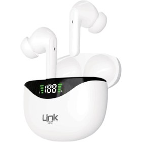 Resim Linktech S21 TWS Smart Wireless Bluetooth Kulak İçi Kulaklık Beyaz 