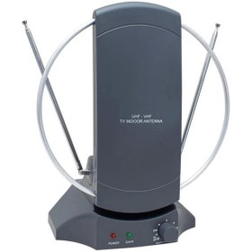 Resim Powermaster Uhf-Vhf Renkli Elektrikli Tv & Fm Üstü Anten DT-101 