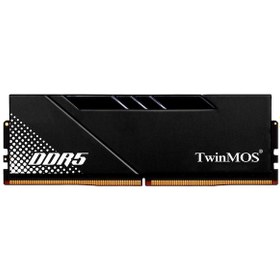 Resim Twinmos Ddr5 16gb 1x16gb 5600mhz Cl36 Desktop Ram Black Soğutuculu Tmd516gb5600u36b 