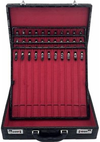 Resim Kuyumcu Tespih Takı Taşıma Ve Saklama Çantası 44'lü Siyah 