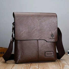 Resim Erkek Vintage Messenger Çanta, Polyester Astarlı İş Çapraz Omuz Çantası, Kenar Boyası Yok, Siyah - Lüks Marka 