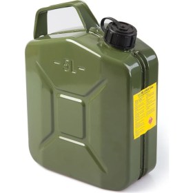 Resim KNC Metal Yakıt Bidonu 5 lt Yeşil 