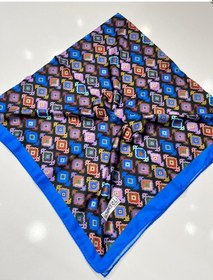 Resim İpekseli Pamuklu Eşarp Kilim Desen - 6 06 