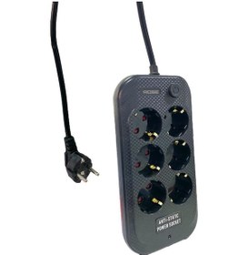 Resim Rose Gr-600 6'lı 5metre Kablolu Akım Korumalı Grup Priz 5 