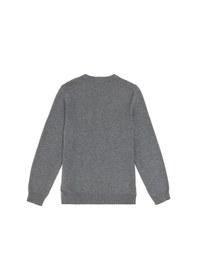 Resim U.S. Polo Assn. Erkek Çocuk Gri Melanj Basic V Yaka Kazak 50294200-VR086 