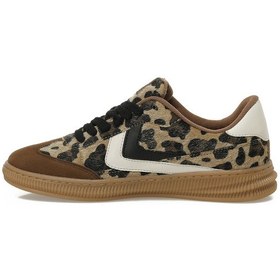 Resim Butigo 25k-2070 5pr Leopar Kadın Sneaker 000000000102042859 Kahverengi 