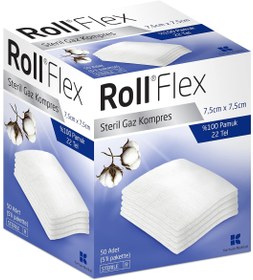Resim Roll 131406 Flex Gaz Kompres 7.5 cm x 7.5 cm 50 Li 