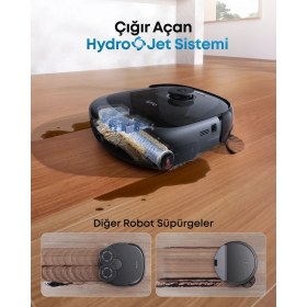 Resim Eufy Anker Omni E28 20.000 Pa, Halı ve Koltuk Yıkamalı Robot Süpürge 