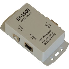 Resim ET-1509 Ethernet RS232 Dönüştürücü TCP232 RJ45 DB9 