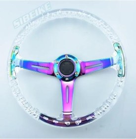 Resim Sefaf Akrilik Drift Spor Direksiyon 