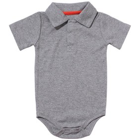 Resim Lapel baby onesies - Rose Red / 3m 