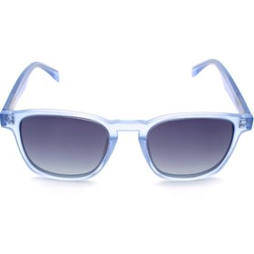 Resim Chocolate Unisex Mavi-Füme Polarize Degrade Cam Selüloz Asetat (Selüloid) Kapalı Çerçeve Dikdörtgen Güneş Göz 