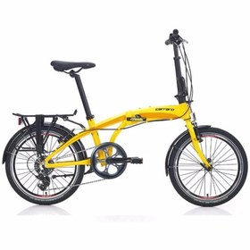 Resim Carraro Flexı 107 Katlanır Bisiklet 320h V 20 Jant 7 Vites Sarı-siyah-kırmızı 