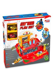 Resim a v d a Oyuncak Garaj Seti Pisti - Otopark - Istasyon Araba Oyun Seti -dede 