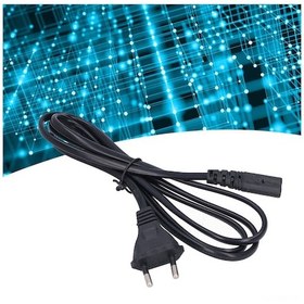 Resim Hangfox Ev Aletleri İçin Güvenli Elektrik Kablosu, 250v 2.5a, Iec-320-c7 8'li Bağlantı , 1m Uzunluk, Pvc Kapak, Dayanıklı Ve Su Geçirmez 