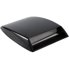 Resim Lemestar Araba Kaputu Dekoratif Hava Hücresi - Karbon Fiber Rengi, Abs Plastiği Ve Alüminyum Geriği, Kolay Kurulum 