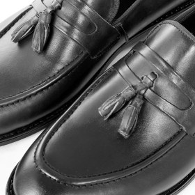 Resim Ducavelli Quaste Hakiki Deri Erkek Klasik Ayakkabı, Loafer Klasik Ayakkabı 