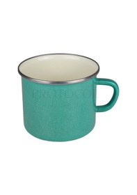 Resim Protocol London Zarif İnci İtalyan Emaye Kupa 14 Cm - Turkuaz 