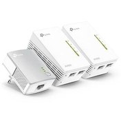 Resim Tp-Link TL-WPA4220 TKIT ( 2+1 ) ( TL-WPA4220 & TL-PA4010 ) 300Mbps AV600 Wi-Fİ Kablosuz Powerline Elektrik Hattı İnternet Genişletici Adaptör Kit 