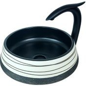 Resim Lena Hnm-117 Sarıssa Dekoratıf Çanak Lavabo 