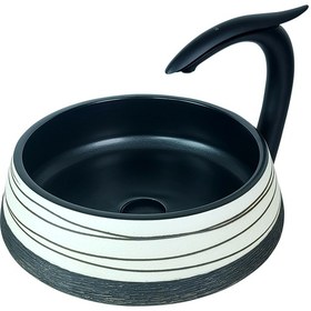 Resim Lena Hnm-117 Sarıssa Dekoratıf Çanak Lavabo 
