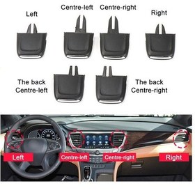 Resim Sones Buick Lacrosse 2016-2021 İçin Soldan Direksiyonlu Klima Hava Çıkış Küreğ Tip: Arka Sıra Orta Sol Taraf 