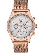 Resim Tiger Rose Gold Renk Fonksiyonlu Hasır Erkek Kol Saati 