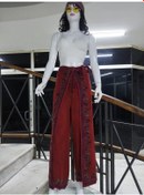 Resim Otantik Nakış İşlemeli Harem Şalvar Bulmaca Pantolon 104 Cm Tarçın 