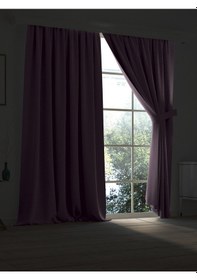 Resim Yüksek Kalite Lavanta Rengi Karartma Blackout Fon Perde Ekstrafor Büzgülü Tek Kanat Lavanta Rengi Diğer 