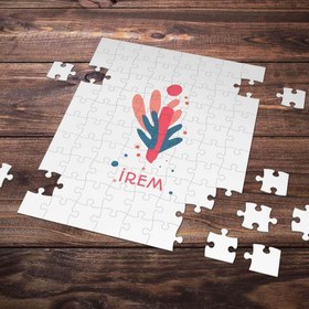 Resim Kişiye Özel İ Harfi Tasarımlı Puzzle 