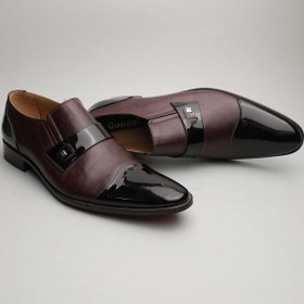 Resim Gondol Erkek Hakiki Deri Klasik Kahverengi 44 Ttx.161 