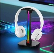 Resim Masaüstü Oyuncu Kulaklık Rgb Standı ZR715 