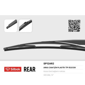 Resim Silecek Süpürgesi Arka Plastık Tıp 300mm C4-fıesta 6- 2002 Focus 2/3 Sw-mondeo 4-pıcanto-qashqaı 7s71 N17402 Ba 1462914 