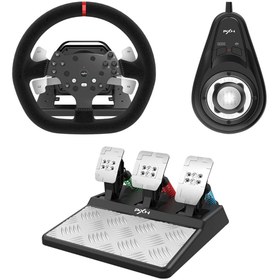 Resim pxn V10 Oyun Direksiyon Seti Yarış Direksiyonu Ayarlanabilir 6+1 Vites PC PS4 Xbox One 