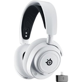 Resim SteelSeries Arctis Nova 7X Beyaz Kablolu/Kablosuz Kulak Üstü Oyuncu Kulaklığı Teşhir 