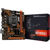 Resim ESONIC H310CDA1 İntel H310c DDR4 Soket 2133MHz M.2 LGA1151 Gen.6-7-8-9 mATX Anakart 