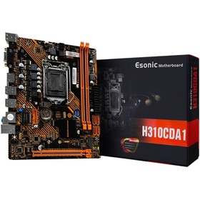 Resim ESONIC H310CDA1 İntel H310c DDR4 Soket 2133MHz M.2 LGA1151 Gen.6-7-8-9 mATX Anakart 