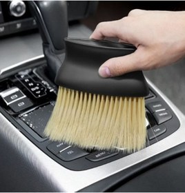 Resim MeyZone Araç Oto Araba Klima Havalandırma Detaylı Temizlik Fırçası Premium Yumuşak Tüylü 