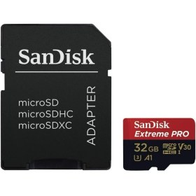Resim Sandisk 32GB Extreme Pro Microsdhc Hafıza Kartı, 100 Mb/sn'e Kadar - SDSQXCG-032G-GN6MA 