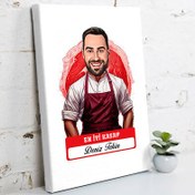 Resim Karikatürlü En iyi Kasap Kanvas Tablo 