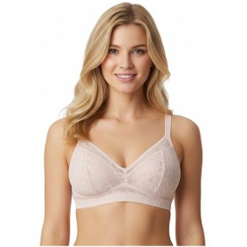 Resim Bonbon Kadın Tül Dantelli Balensiz Spor Sütyen Bb2099 Pembe 
