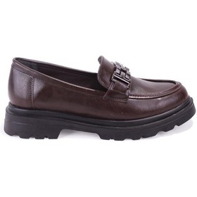 Resim Dagoster Dza07-90801 Kahve Günlük Loafer Kadın Ayakkabı Kahve 