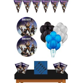 Resim Fortnite 24 Kişilik Doğum Günü Konsepti Parti Malzemeleri Ekonomi 