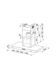 Resim Franke Tale 915 W MB Duvar Davlumbaz 